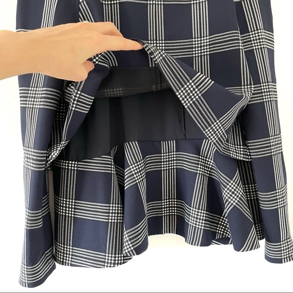 Lela Rose Plaid Stretch Wool Jacket & Pants Set - Picture 12 of 16